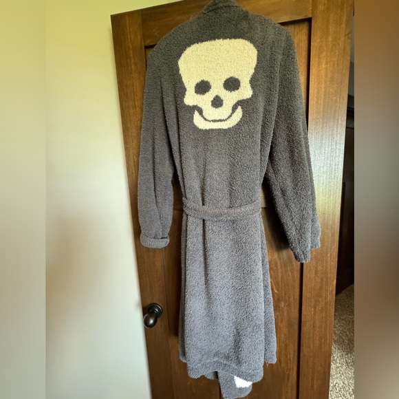 The Styled Collection x Tia Booth Skeleton Robe L/XL Gray - Picture 4 of 6